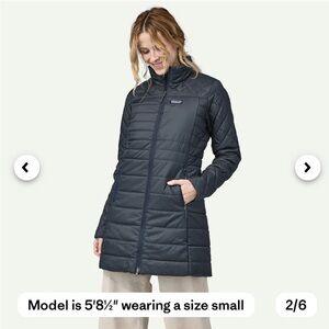 Patagonia Radalie parka—Black, small